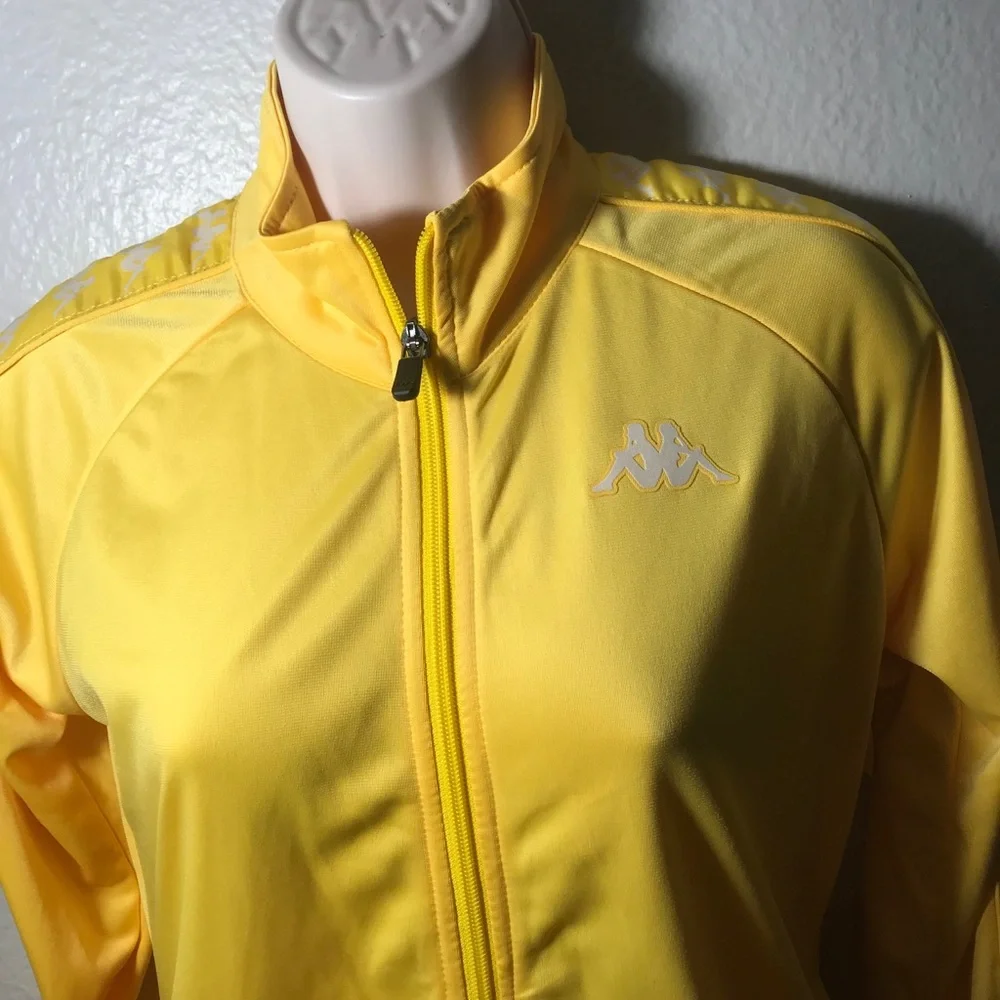 Women’s KAPPA yellow BANDA ANNISTON JACKET NWOT! Great condition! - Picture 6 of 8